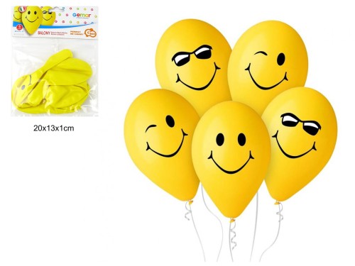 BALONY PREMIUM 3 - UŚMIECHY 5SZT 307313 92023