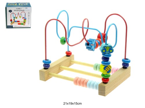 UKŁADANKA DREWNIANA LABIRYNT 301719 13066