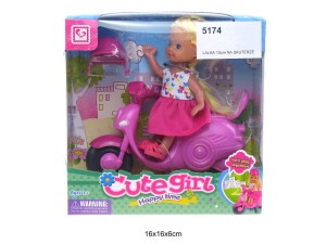 LALKA 10CM NA SKUTERZE 5174