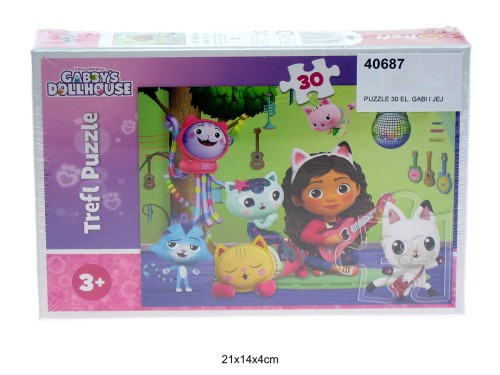 PUZZLE 30 EL. GABI I JEJ UROCZY DOMEK 40687