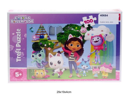PUZZLE 100 EL. KOCI DOMEK GABI 40684