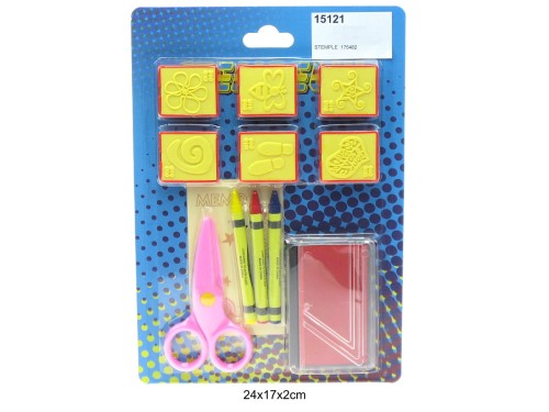 STEMPLE Z KREDKAMI 175482 15121