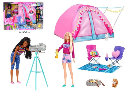 BARBIE ZESTAW NAMIOT Z LALKAMI 048069 98107