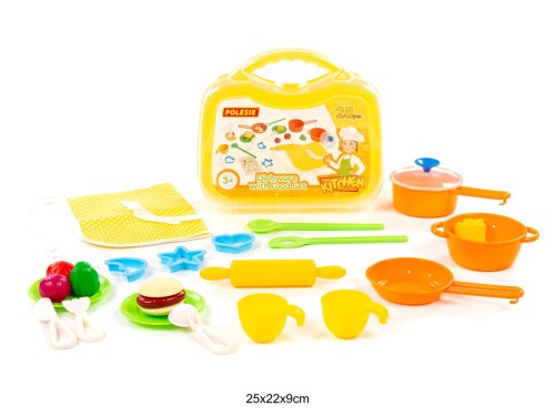 ZESTAW NACZYŃ 28EL. W WALIZCE 83050