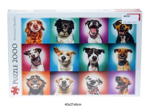 PUZZLE 2000 EL. ZABAWNE PSIE PORTRETY 40701