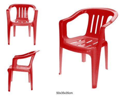 KRZESEŁKO DZIECIĘCE 3-6 LAT CZERWONE 6536