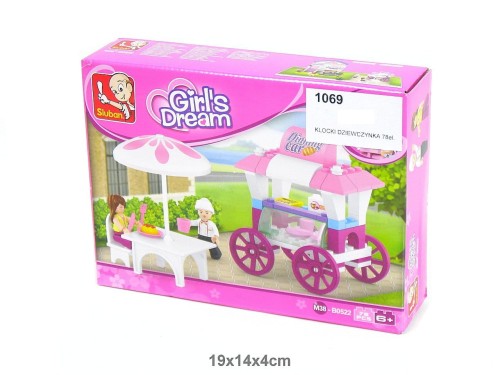 KLOCKI DZIEWCZYNKA 78el. G062040 1069
