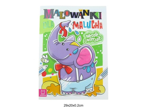MALOWANKA DLA MALUCHA WESOŁE ZWIERZAKI 44173