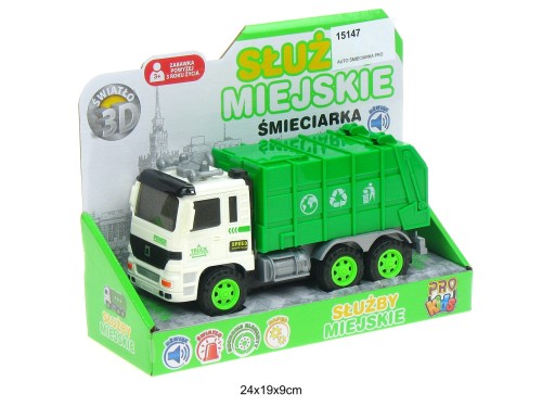 AUTO ŚMIECIARKA Z DŹWIĘKIEM 143929 15147