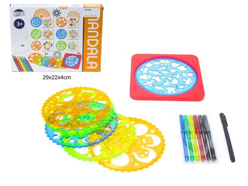 MANDALA ZESTAW DO RYSOWANIA 030331 23164