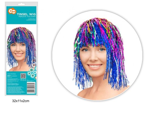 PERUKA FOLIOWA WIELOKOLOROWA 3400