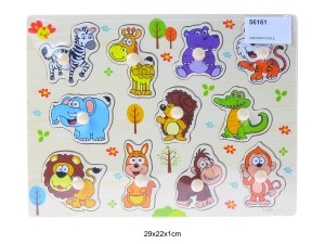 DREWNO PUZZLE ZWIERZĘTA 56161