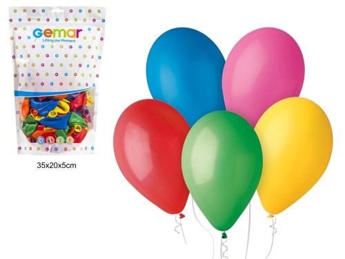 BALONY PASTEL MIX KOLORÓW 50SZT. 93113
