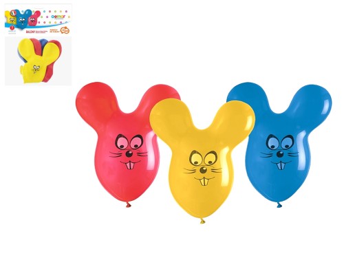 BALONU PREMIUM MYSZKI 65CM 3SZT. 302288 95162