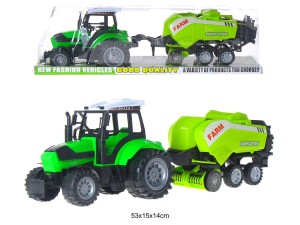 TRAKTOR Z PRASĄ DO SŁOMY 86121