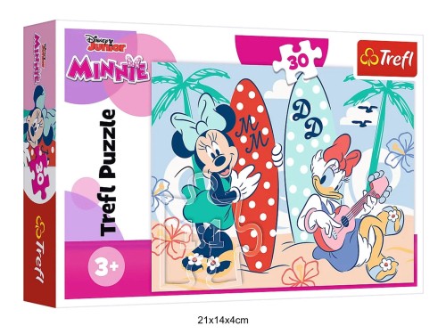 PUZZLE 30EL. KOLOROWA MINNIE 40797