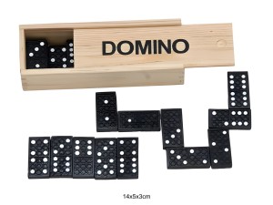 DOMINO W DREWNIANYM PUDEŁKU 3210