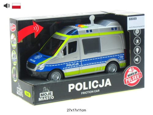 AUTO POLICJA NA BATERIE 68089