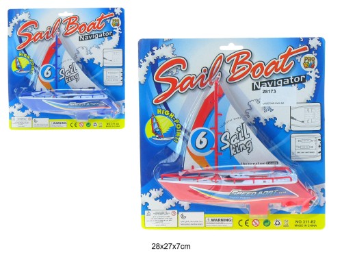 ŁÓDŹ ŻAGLOWA NA BATERIE 007509 28173