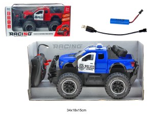 JEEP POLICJA NA RADIO Z ŁADOWARKĄ 62207