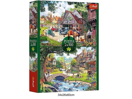 PUZZLE 2X500 SIELANKOWE ŻYCIE 40827