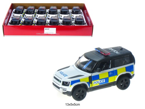 KINSMART LAND ROVER POLICE /12 80107