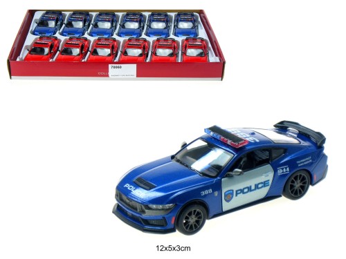 KINSMART FORD MUSTANG POLICJA STRAŻ 70060