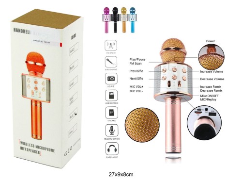 MIKROFON Z GŁOŚNIKIEM WEJŚCIEM USB 49042