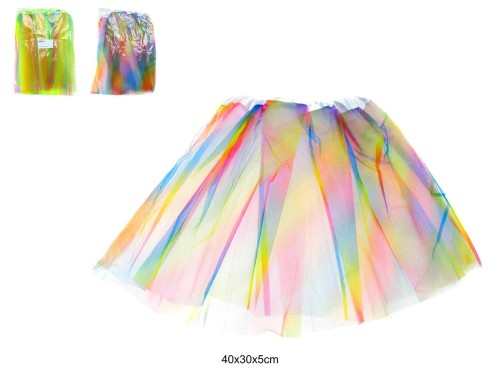 SPÓDNICZKA TĘCZOWA K526 05243