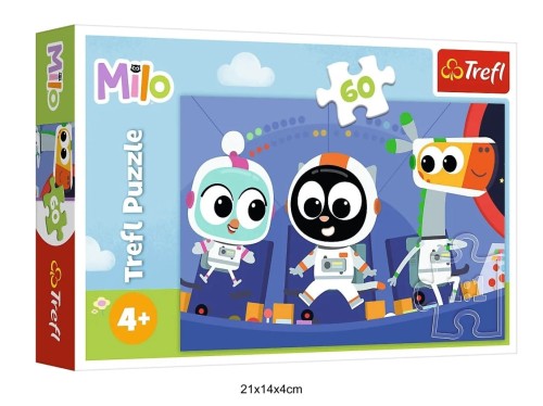 PUZZLE 60 CZAS POZNAĆ MILO 40836