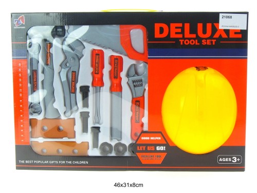 ZESTAW NARZĘDZI Z KASKIEM 21068