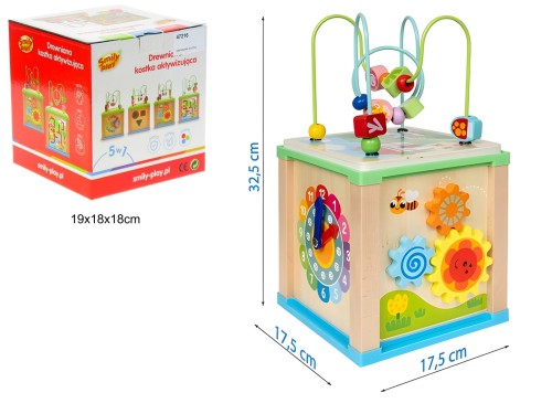 DREWNIANA KOSTKA AKTYWIZUJĄCA 5W1 47216