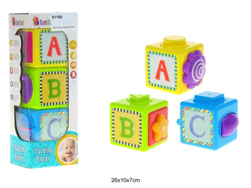 BAM KLOCKI EDUKACYJNE 3 SZT 01166