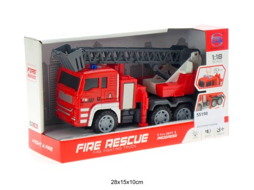 AUTO STRAŻ POŻARNA ŚWIATŁO DŹWIĘK 55198