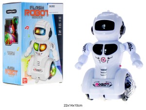 ROBOT NA BATERIE ŚWIATŁO DŹWIĘK 30282