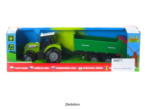 TRAKTOR Z DŹWIĘKAMI W PUDEŁKU 86071