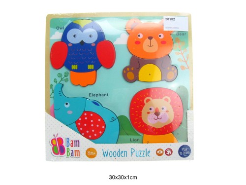 BAM UKŁADANKA DREWNIANA SAFARI 20182