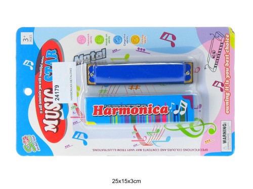 HARMONIJKA METALOWO PLASTIKOWA 24179