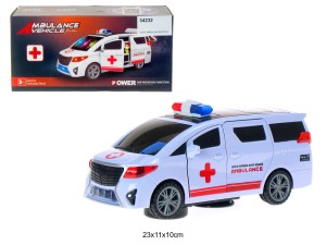AUTO AMBULANS ŚWIATŁO MUZYKA 34232
