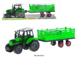 TRAKTOR Z PRZYCZEPĄ I ZWIERZĘTAMI 87186