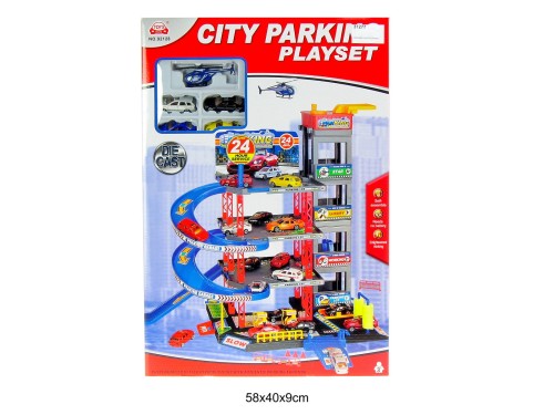 PARKING Z METALOWYMI AUTAMI I SAMOLOTEM 31277
