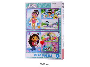 PUZZLE 2X70 BAW SIĘ Z GABBY 40891