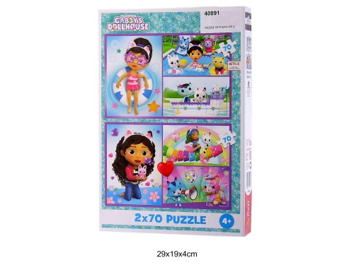 PUZZLE 2X70 BAW SIĘ Z GABBY 40891
