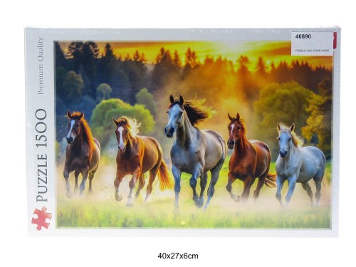 PUZZLE 1500 DZIKIE KONIE 40890