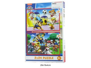 PUZZLE 2X24 PSI DZIEŃ ZABAW 40932