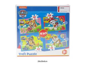 PUZZLE 4W1 BIEGNĄCE PIESKI 40936