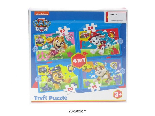 PUZZLE 4W1 BIEGNĄCE PIESKI 40936
