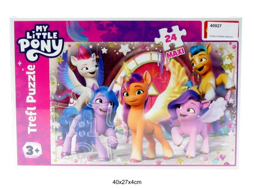 PUZZLE 24 MAXI WESOŁY DZIEŃ KUCYKÓW 40927