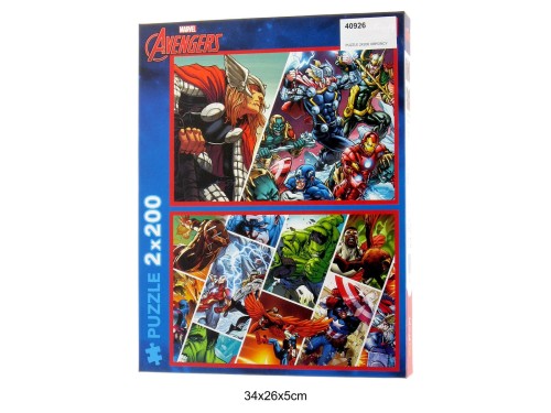 PUZZLE 2X200 OBROŃCY ŚWIATA 40926