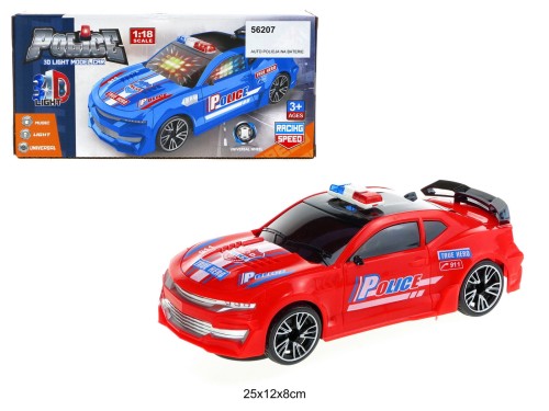 AUTO POLICJA NA BATERIE ŚWIATŁO DŹWIĘK 56207
